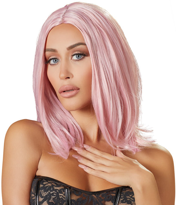Cottelli ACCESSOIRES pruik verstelbaar - Roze - Cottelli ACCESSOIRES - SKU: 7001930000