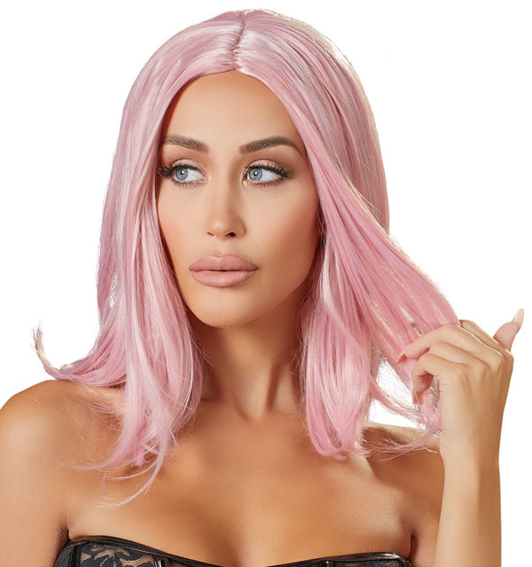 Cottelli ACCESSOIRES pruik verstelbaar - Roze - Cottelli ACCESSOIRES - SKU: 7001930000