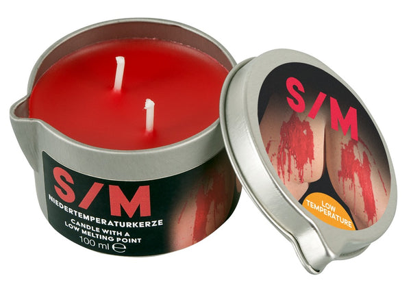S/M kaars met 2 lonten - Rood - IntimateRed - SKU: 7004280000