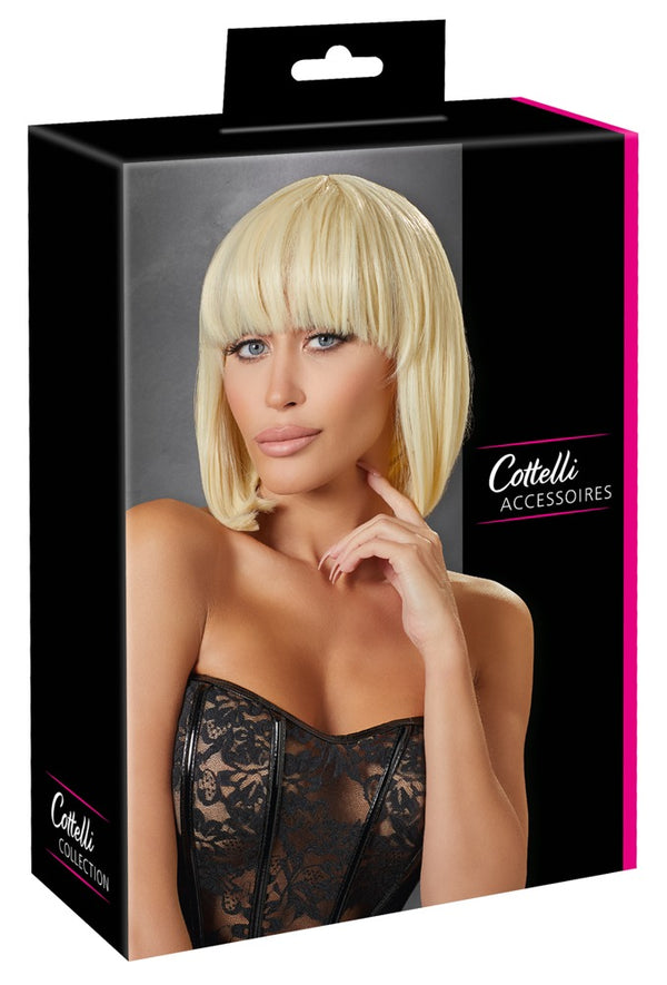 Cottelli ACCESSOIRES moderne bob met vlecht - Blond - Cottelli ACCESSOIRES - SKU: 7008270000