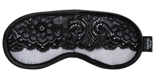 Fifty Shades of Grey satijn blinddoek - Zilver - Fifty Shades of Grey - SKU: 7012030000