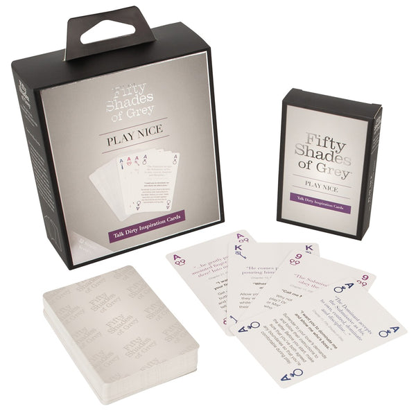 Fifty Shades of Grey dirty talk inspiratiekaarten - Wit - Fifty Shades of Grey - SKU: 7012200000
