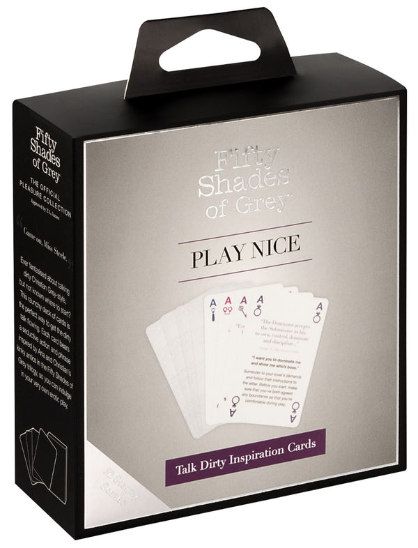 Fifty Shades of Grey dirty talk inspiratiekaarten - Wit - Fifty Shades of Grey - SKU: 7012200000