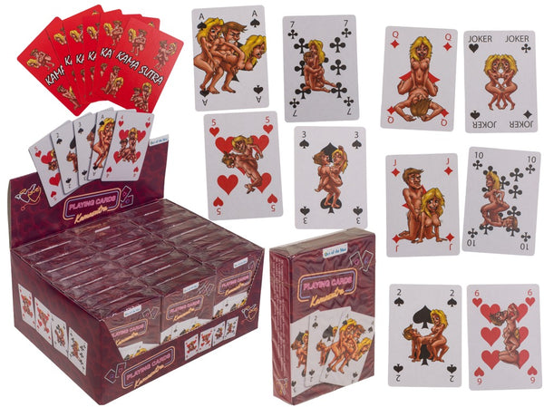 Kamasutra-speelkaarten Kamasutra-speelkaarten - Rood - IntimateRed - SKU: 7014160000
