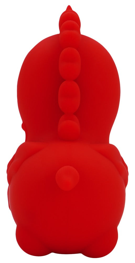 Unihorn Vibrator eenhoornvormig met draaiende harttong - Rood - Unihorn - SKU: 7014320000