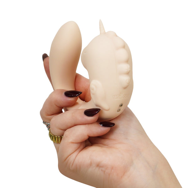 Unihorn C-vibrator dubbelzijdig met G-spot stimulatie - Koraal - Unihorn - SKU: 7015480000