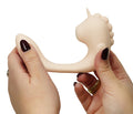 Unihorn C-vibrator dubbelzijdig met G-spot stimulatie - Koraal