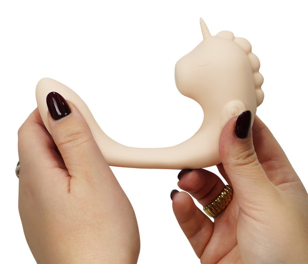 Unihorn C-vibrator dubbelzijdig met G-spot stimulatie - Koraal - Unihorn - SKU: 7015480000