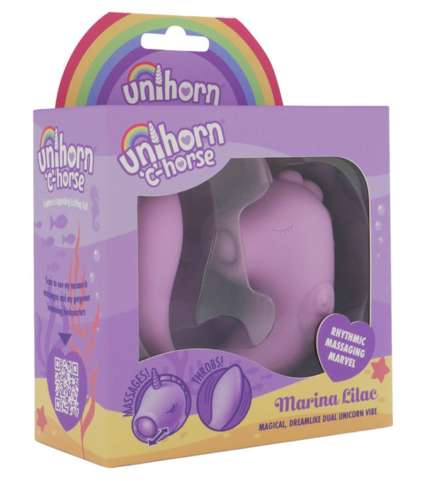 Unihorn C-Horse Marina Lilac vibrator - Blauw - Unihorn - SKU: 7015560000