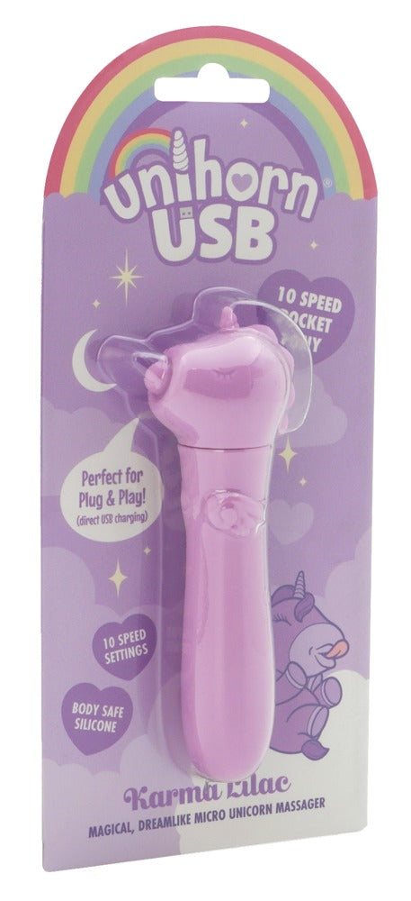 Unihorn Mini Vibrator USB Karma - Lilac - Unihorn - SKU: 7015640000