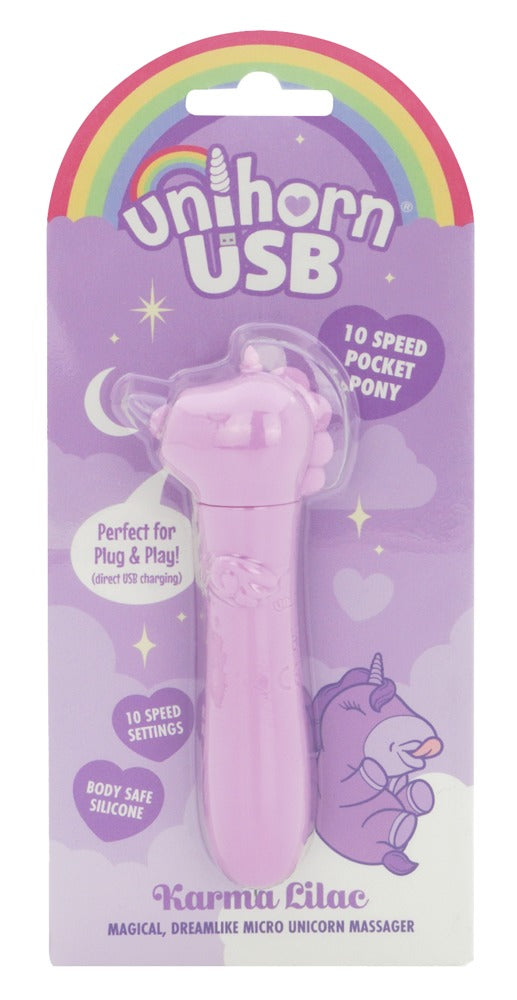 Unihorn Mini Vibrator USB Karma - Lilac - Unihorn - SKU: 7015640000