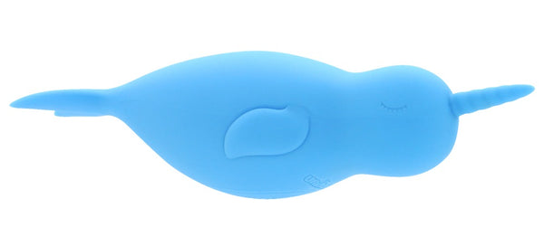 Unihorn Clitoris vibrator dubbelzijdig met zachte staartvin - Turquoise - Unihorn - SKU: 7015990000