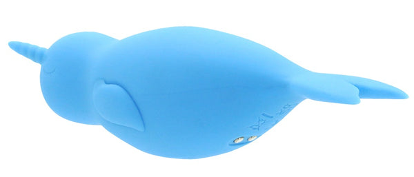 Unihorn Clitoris vibrator dubbelzijdig met zachte staartvin - Turquoise - Unihorn - SKU: 7015990000