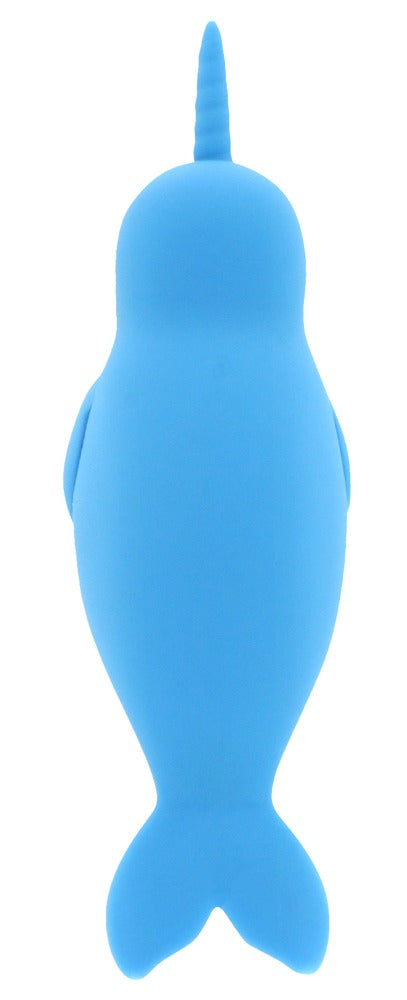 Unihorn Clitoris vibrator dubbelzijdig met zachte staartvin - Turquoise - Unihorn - SKU: 7015990000