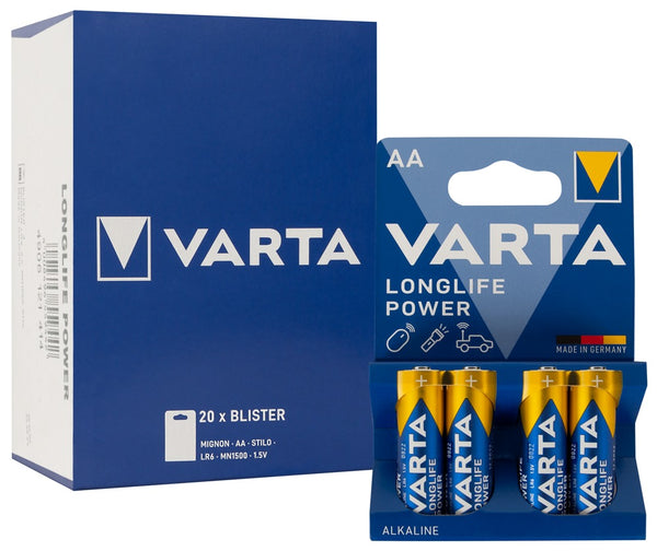Varta batterijen AA 4-pack - Varta - SKU: 7408290000