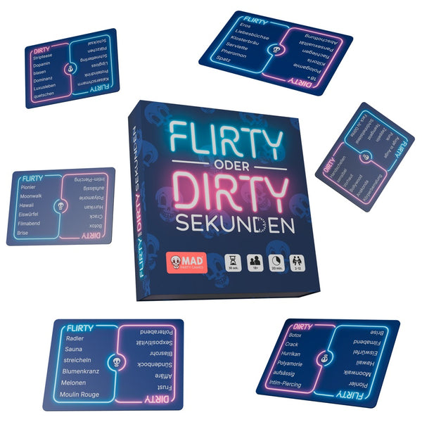Mad Party Games Flirty or Dirty Seconds raadspel - IntimateRed - SKU: 7409340000