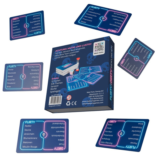 Mad Party Games Flirty or Dirty Seconds raadspel - IntimateRed - SKU: 7409340000