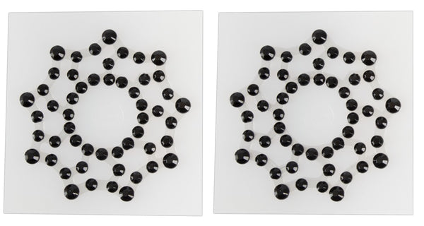 Cottelli ACCESSOIRES tepelstickers - Zwart - Cottelli ACCESSOIRES - SKU: 7708760000