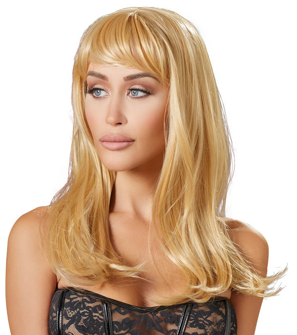 Cottelli ACCESSOIRES lange blonde pruik - Geel - Cottelli ACCESSOIRES - SKU: 7717080000
