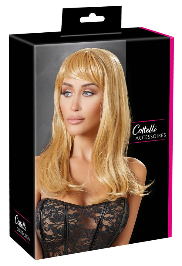 Cottelli ACCESSOIRES lange blonde pruik - Geel - Cottelli ACCESSOIRES - SKU: 7717080000