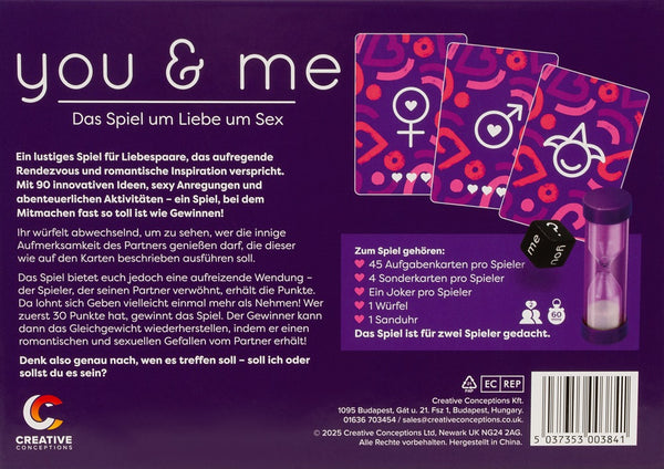 Jij & Ik erotisch kaartspel - Paars - IntimateRed - SKU: 7750530000