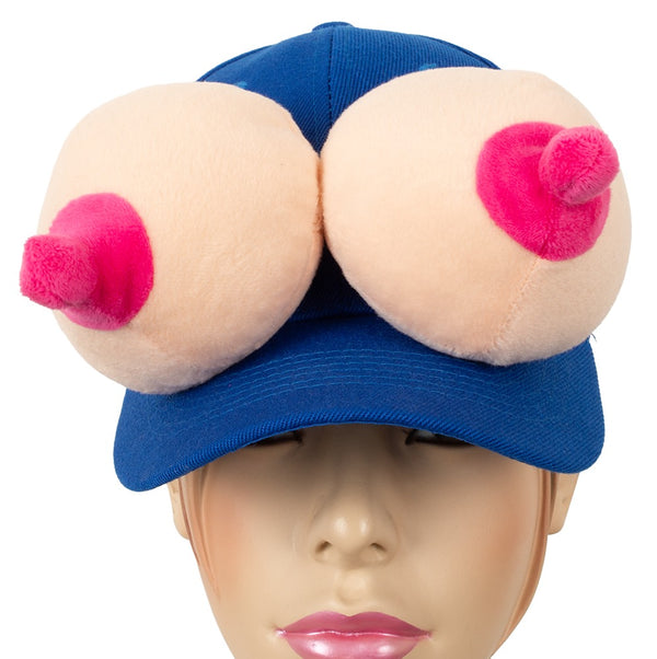 Baseballpet met borsten - Huidskleur Licht - IntimateRed - SKU: 7819160000