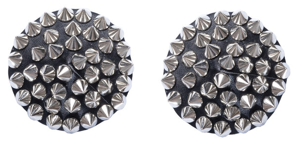 Bad Kitty Tepelplakkers met noppen - Zwart - Bad Kitty - SKU: 7819750000