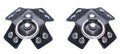 Bad Kitty Tepelplakkers X-vormig met studs - Zwart