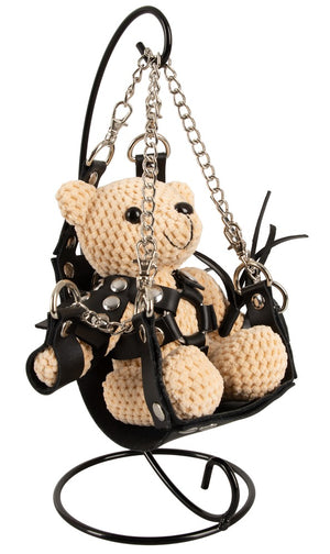 Bad Kitty SM teddy met harnas en flogger - Licht