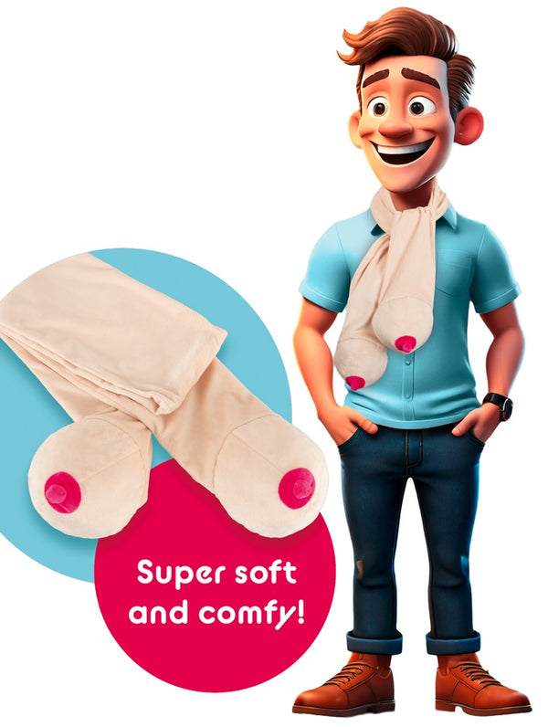 Tietensjaal met zachte, pluizige cups - Huidskleur - IntimateRed - SKU: 7821060000