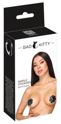 Bad Kitty Tepelstickers - Zwart