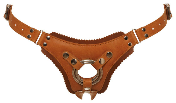ZADO leer in natuurlijke look harnas - Bruin - ZADO - SKU: 20010477111