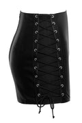 ZADO Leren rok - Zwart