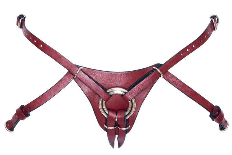 ZADO Strap-on met harnas - Rood