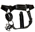 ZADO String met jarretels - Zwart