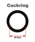 ZADO harnas met bal-ring - Zwart
