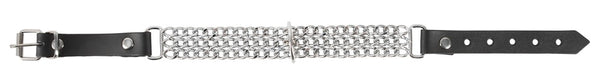 ZADO kettinghalsband met kettingen - Zwart - ZADO - SKU: 20303731001