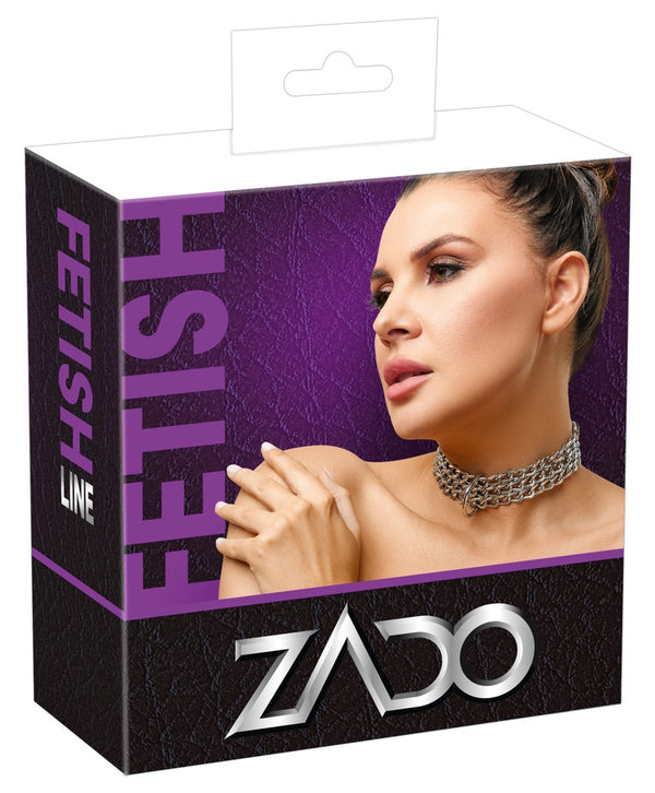 ZADO kettinghalsband met kettingen - Zwart - ZADO - SKU: 20303731001