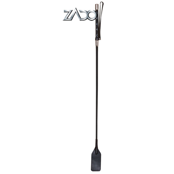 ZADO gevlochten krop met leren punt - Zwart - ZADO - SKU: 20401311000
