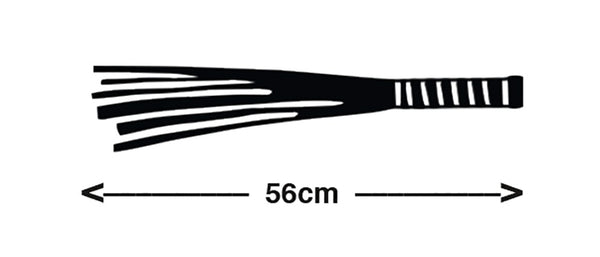 ZADO flogger met houten handvat - Zwart - ZADO - SKU: 20401741001