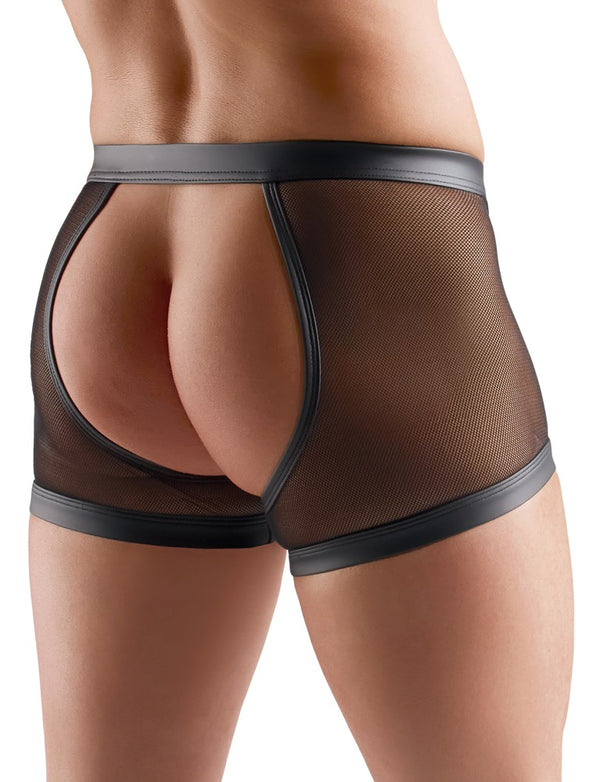 Svenjoyment kruisloze boxer met cockring - Zwart - Svenjoyment - SKU: 21003981701