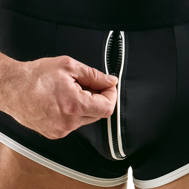 Svenjoyment sportieve jockstrap - Licht glanzend zwart