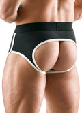 Svenjoyment sportieve jockstrap - Licht glanzend zwart