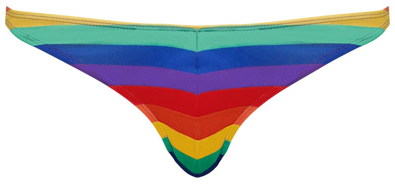 Svenjoyment regenboog thong