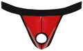 Svenjoyment Thong met zwelfunctie in vinyl - Rood
