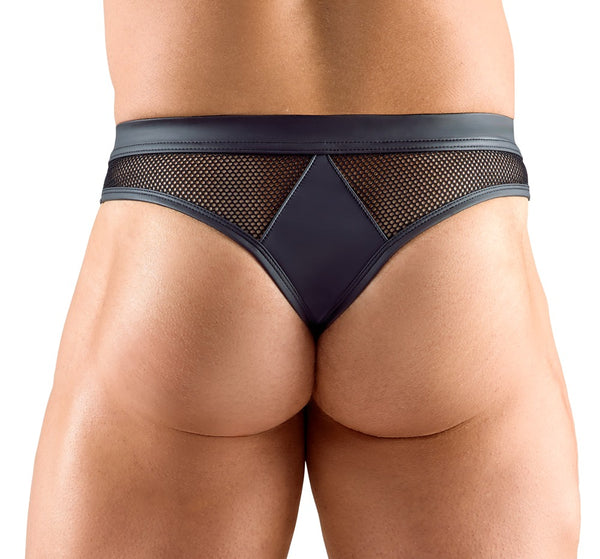 Svenjoyment thong met drukknopen - Zwart - Svenjoyment - SKU: 21117301701