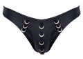 Svenjoyment onthullende string met ringen - Zwart