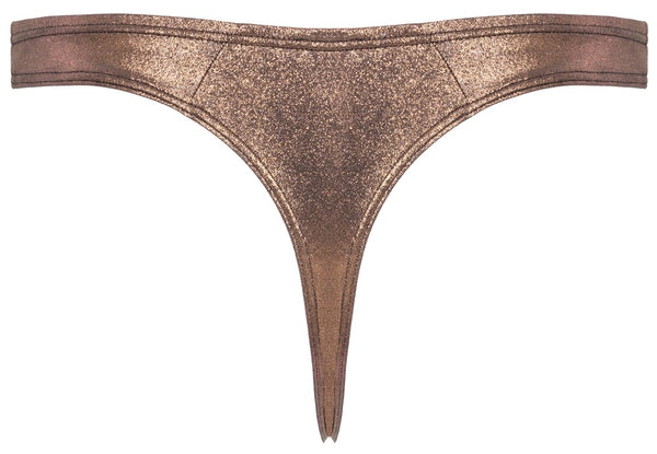 Svenjoyment glanzende thong - Bruin - Svenjoyment - SKU: 21118376701
