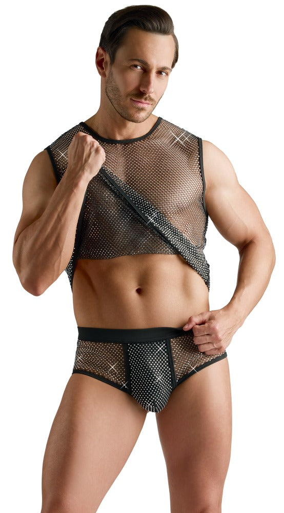 Svenjoyment glinsterende boxer - Zwart - Svenjoyment - SKU: 21204701701