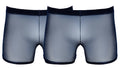 Svenjoyment Boxer 2-pack transparant rekbaar - Blauw